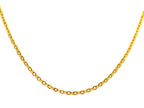 Halskette | 18K Gold - Ankerkette - B 3mm - L 43+5cm - Damen