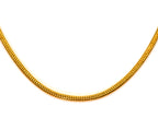 Halskette | 18K Gold - Schlangenkette - B 2mm - L 44+5cm - Damen
