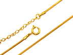 Halskette | 18K Gold - Schlangenkette - B 2mm - L 44+5cm - Damen