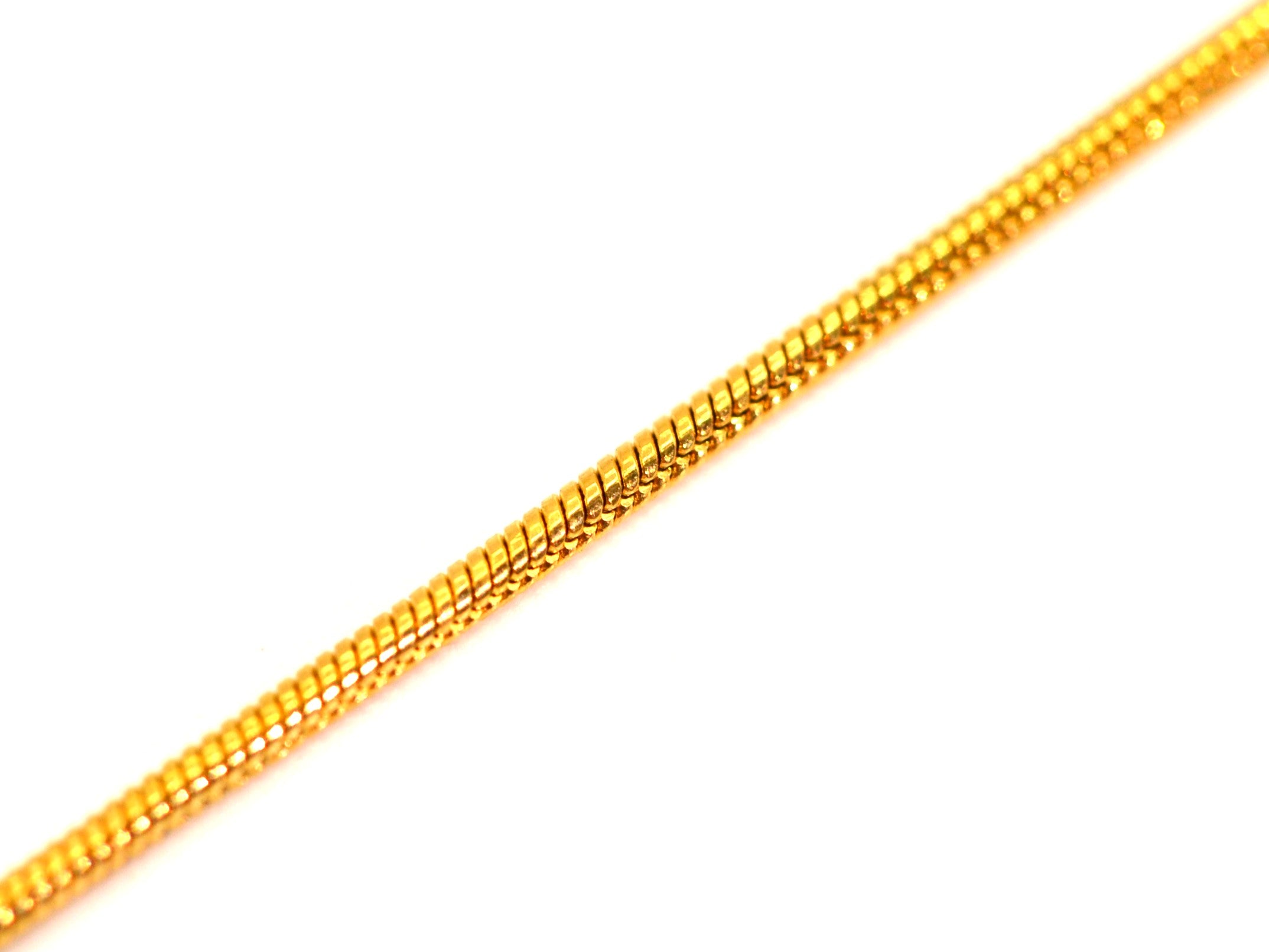 Halskette - 18K Gold - Schlangenkette - B 2mm - Damen