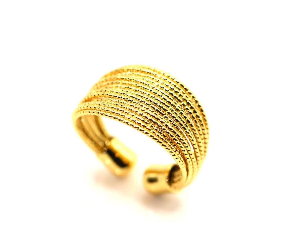 Ring | 18 Karat Gold - V-Ring - Gap - B 12mm - Damen