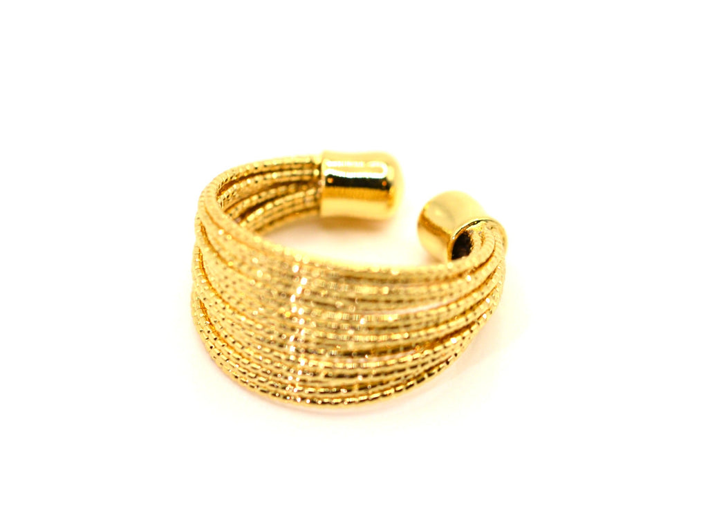 Ring | 18 Karat Gold - V-Ring - Gap - B 12mm - Damen