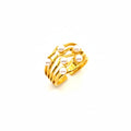 Ring | Gold - Pearl Ring - Cocktail - Gap - W 14mm - Women's
