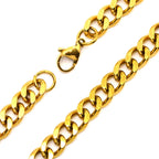 Necklace | 18K Gold - Cuban - W 7mm - L 60cm - Men