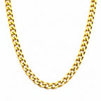 Halskette | 18K Gold - Cuban - B 7mm - L 40cm - Damen