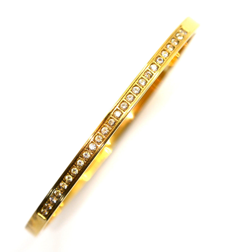 Bracelet | 18K Gold - Zircon - Tennis - Oval - W 4mm - Women's