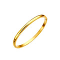 Armreif | 18K Gold - Domed - Oval - B 4mm - Damen
