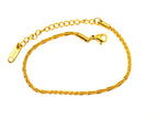 Armband | 18K Gold - Singapurkette - B 3mm - L 17+5cm - Damen