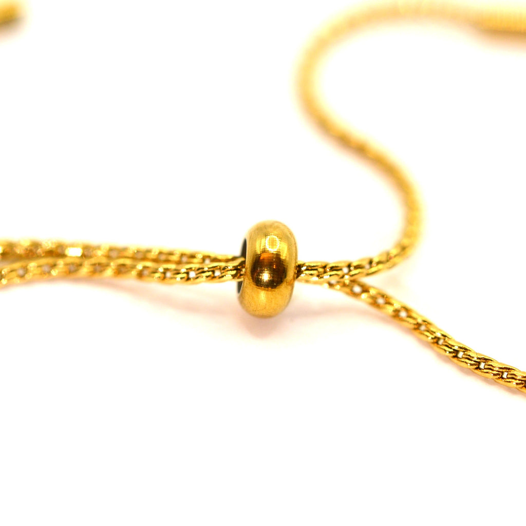 Armband | Gold - Charm - Herz - B 1mm - L max. 22cm - Damen