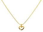 Halskette | Gold - Solitär - Herz - B 1mm - L 40+5cm - Damen
