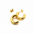 Creolen | 18K Gold - Open Hoops - 20mm - Damen