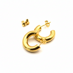 Creolen | 18K Gold - Open Hoops - 20mm - Damen