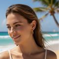 Creoles | 18K Gold - Mini Hoops - 25mm - Women's