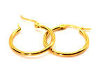 Creoles | 18K Gold - Mini Hoops - 25mm - Women's