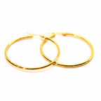 Hoop Earrings | 18K Gold - Classic Hoops - 45mm - Women's