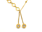 Halskette | Gold - Ankerkette - Layered-Drop - B 1,2mm - L 41+5cm - Damen