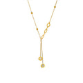 Halskette | Gold - Ankerkette - Layered-Drop - B 1,2mm - L 41+5cm - Damen