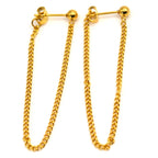 Ohrstecker | 18K Gold - Dangling Studs - Damen