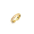 Ring | 18K Gold - Eternity - Clear - Zircon - Gap - W 5mm - Women's