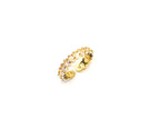 Ring | 18K Gold - Eternity - Klar - Zirkon - Gap - B 5mm - Damen