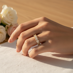 Ring | 18K Gold - Eternity - Klar - Zirkon - Gap - B 5mm - Damen
