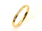 Ring | 18K Gold - Elegance - Zircon - W 2mm - Women's