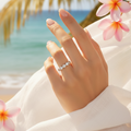 Ring | Silber - Flower - Comfort Fit - B 3mm - Damen