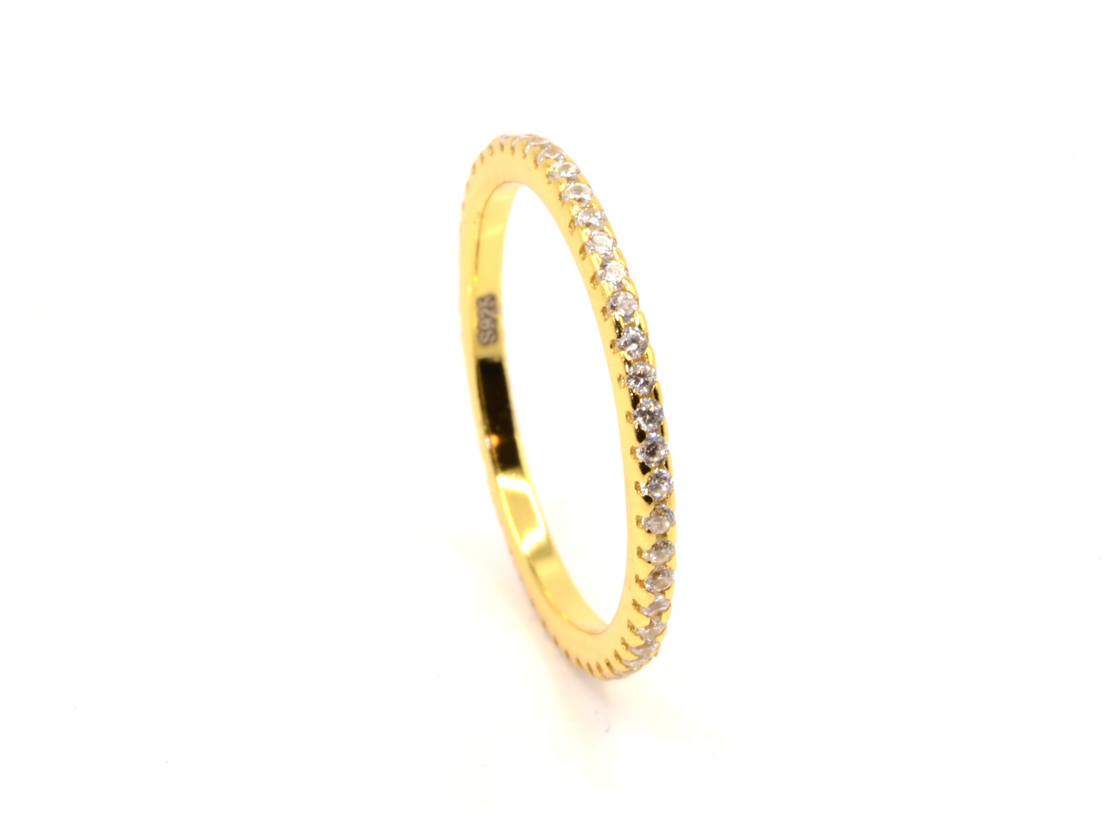 Ring - 18K Gold - S925 - Full Eternity - Damen