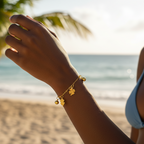 Armband | 18K Gold - Multi-Charm - Glück - L 16,5+5cm - Damen