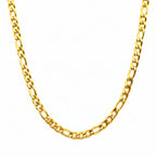 Necklace | 18K Gold - Figaro - W 5mm - L 50cm - Men's
