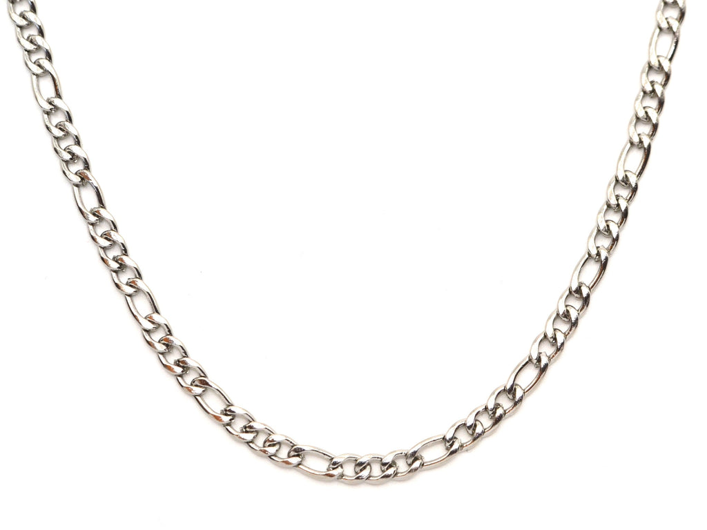 Halskette | Silber - Figaro - B 3mm - L 45+5cm - Damen