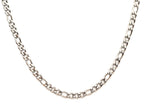 Halskette | Silber - Figaro - B 3mm - L 45+5cm - Damen