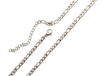 Halskette | Silber - Figaro - B 3mm - L 45+5cm - Damen