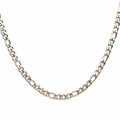 Necklace | Silver - Figaro - W 3mm - L 45+5cm - Women