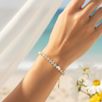 Armband | 18K Gold - Tennis - B 4mm - L 17,5cm - Damen