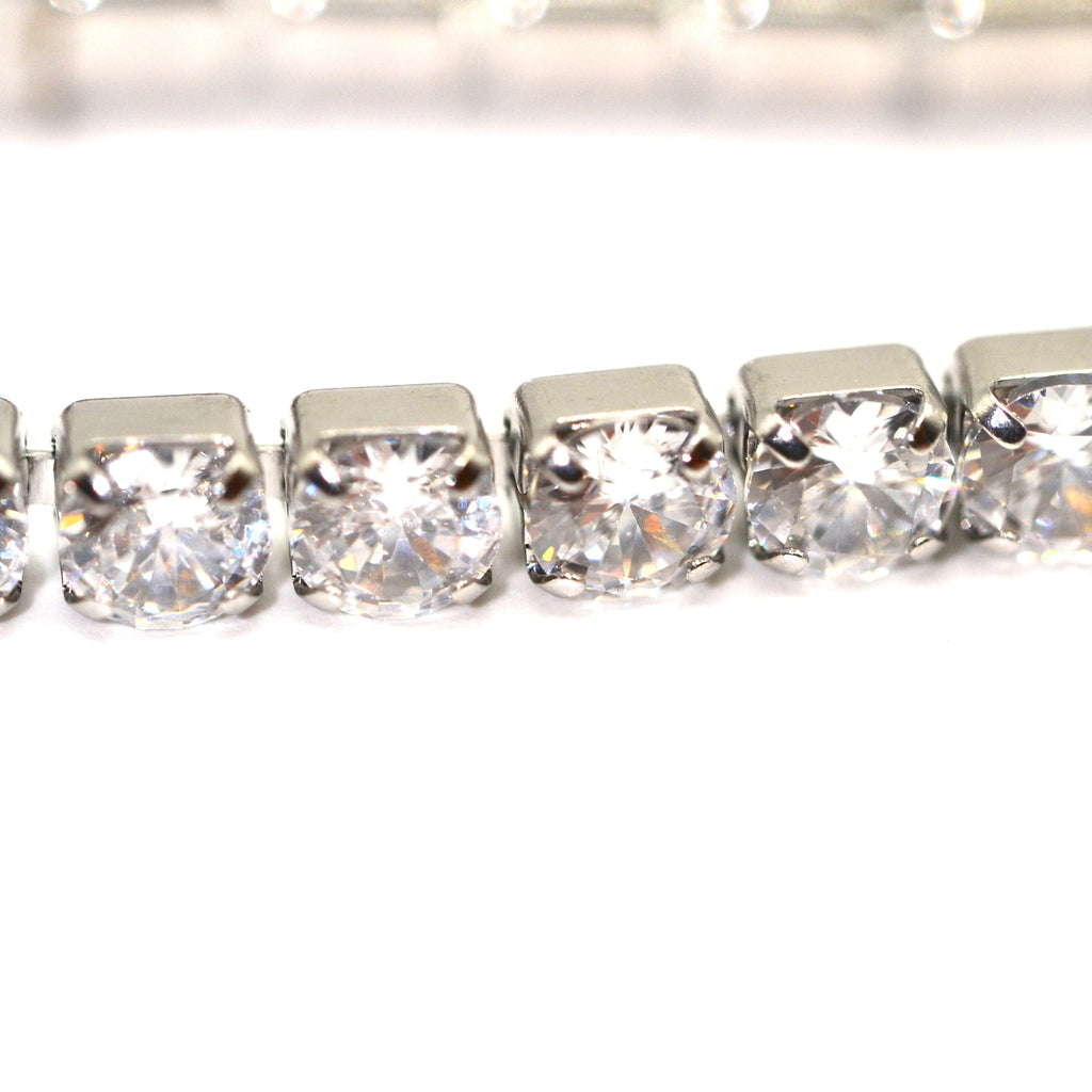 Bracelet | Silver - Tennis - W 4mm - L 17.5cm - Women