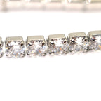 Bracelet | Silver - Tennis - W 4mm - L 17.5cm - Women