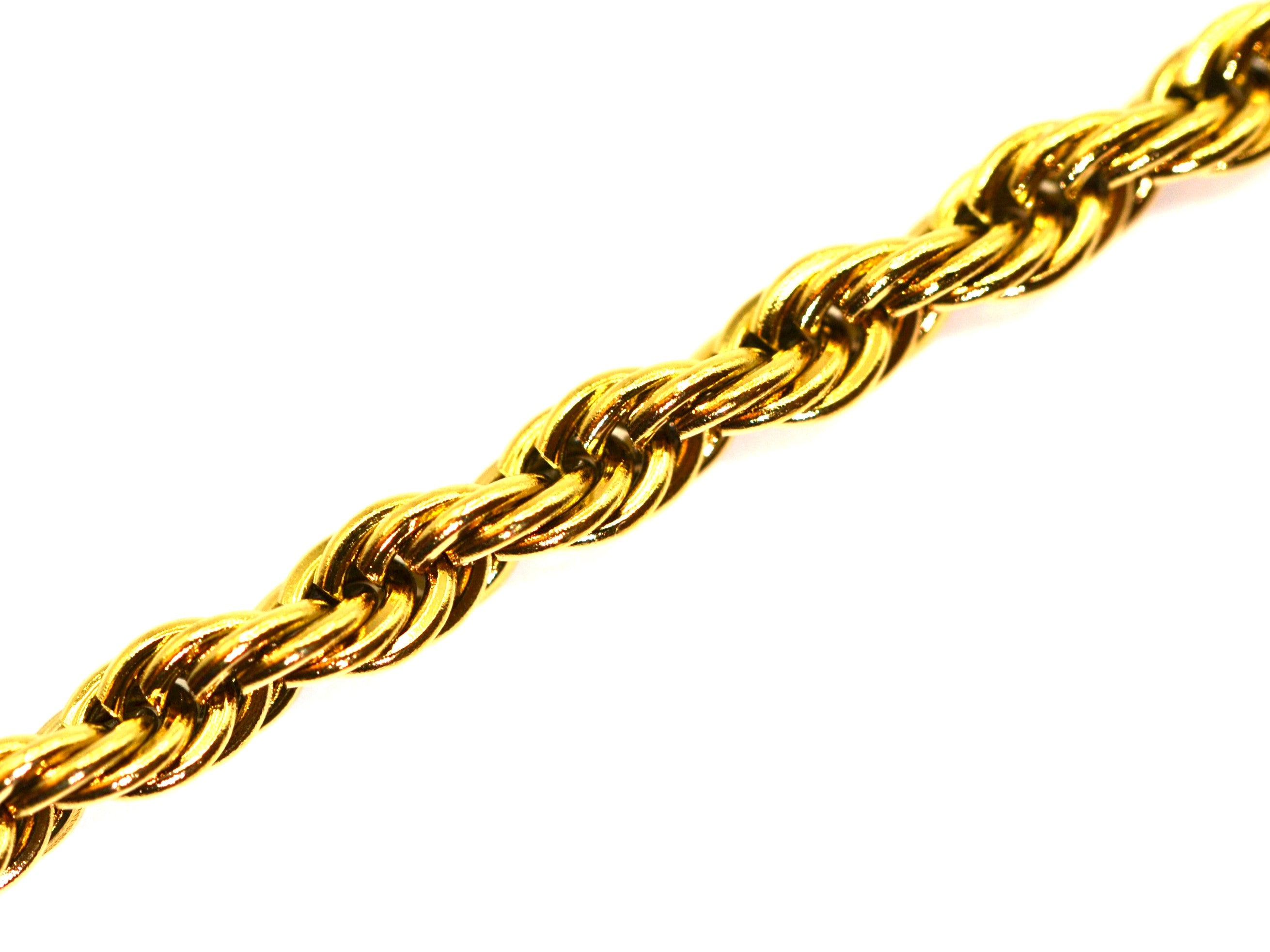 Armband | 18K Gold - Kordelkette - B 6mm - L 18+5cm - Damen