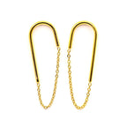 Ohrstecker | 18K Gold - Dangle - 50mm - Damen