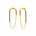 Ohrstecker | 18K Gold - Dangle - 50mm - Damen