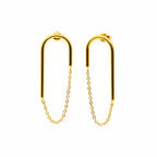 Ohrstecker | 18K Gold - Dangle - 50mm - Damen
