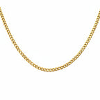 Necklace | 18K Gold - Cuban - W 3mm - L 60cm - Men