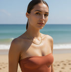 Halskette | 18K Gold - Cuban - B 3mm - L 40cm - Damen