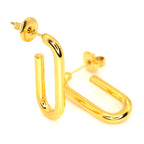 Hoop Earrings | 18K Gold - Oval - 25mm - Earrings - Women