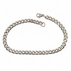 Bracelet | Silver - Cuban - W 5mm - L 22cm - Men's