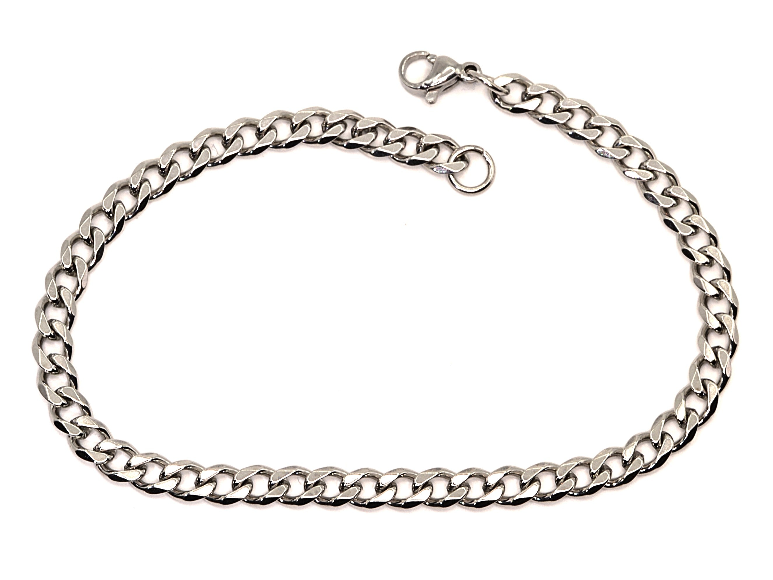 Armband - Silber - Panzerkette - B 5mm - L 22cm - Herren