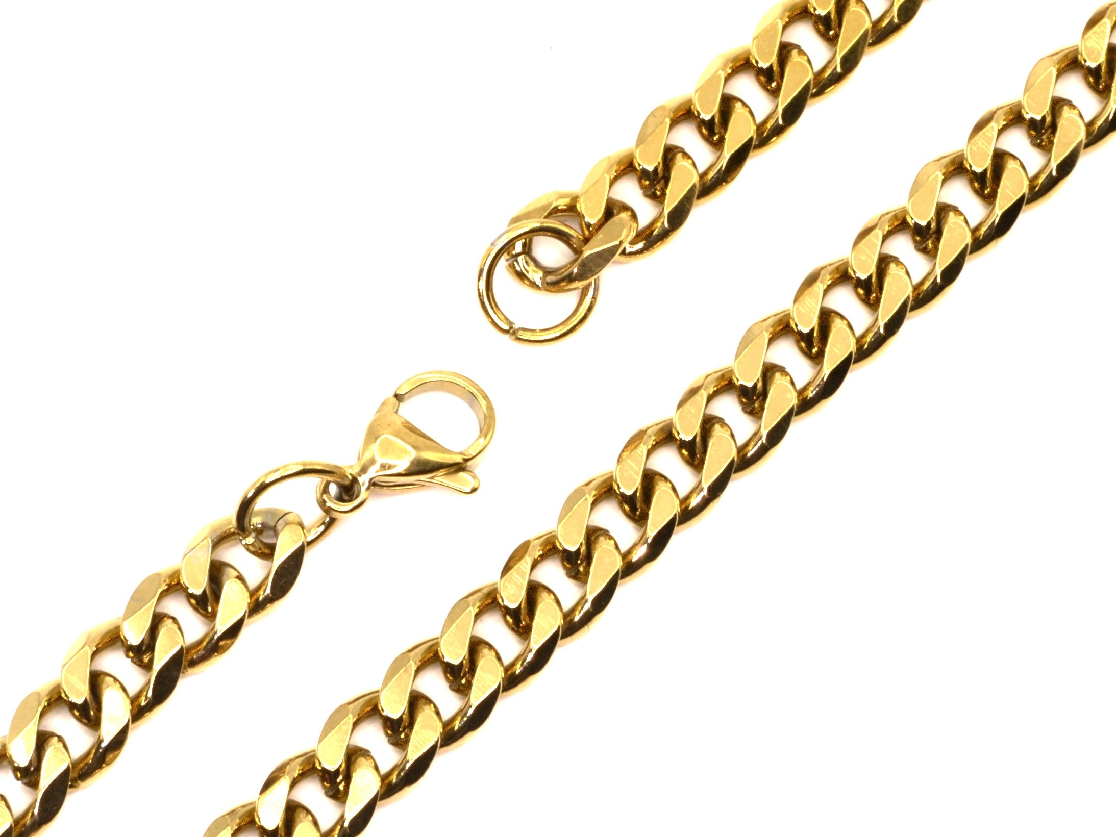 Armband - 18K Gold - Panzerkette - B 7mm - L 22cm - Herren