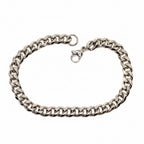 Bracelet | Silver - Cuban - W 7mm - L 22cm - Men's