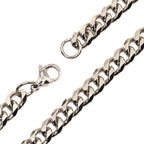 Bracelet | Silver - Cuban - W 7mm - L 22cm - Men's