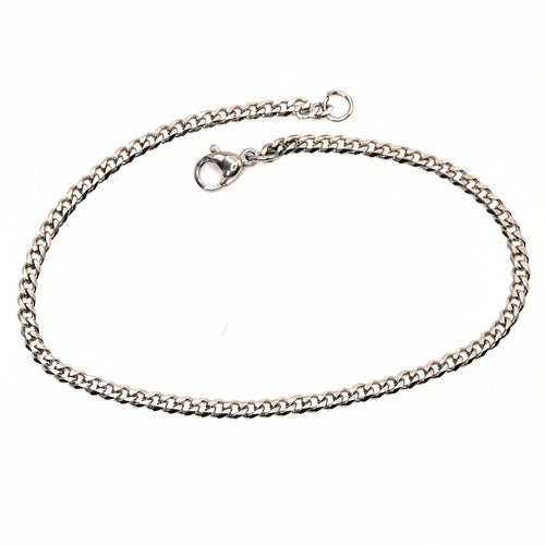 Armband | Silber - Cuban - B 3mm - L 22cm - Herren